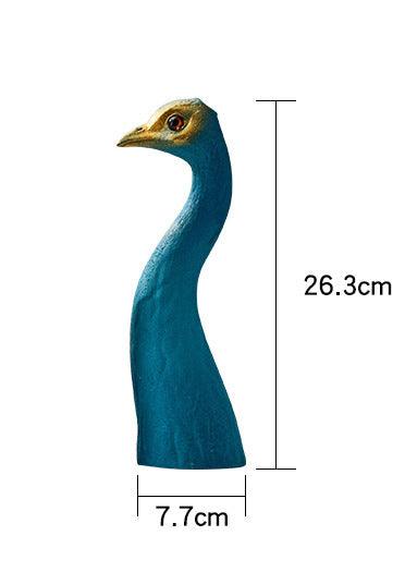 Creative Peacock Vase Home Accessories Living Room Room Housewarming - Pacisia