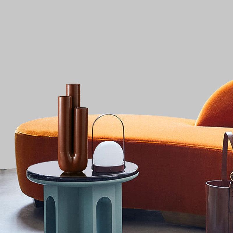 Creative Pipe Shape Porous Ceramic Vase - Pacisia