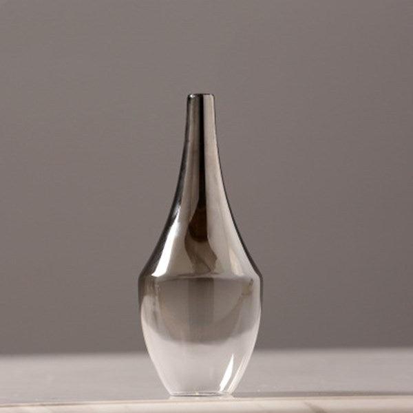 Creative Silver-plated Small Glass Vase Decoration - Pacisia