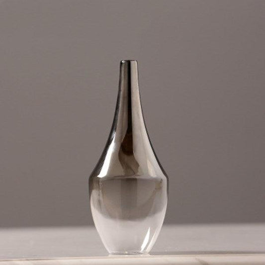 Creative Silver-plated Small Glass Vase Decoration - Pacisia
