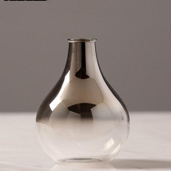 Creative Silver-plated Small Glass Vase Decoration - Pacisia