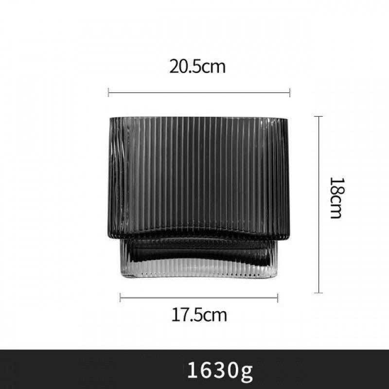 Creative Simple Transparent Glass Vase Water - Raising - Pacisia