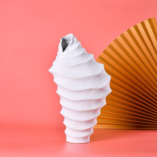 Creative Thread Vase Simple Ceramic Flower Vase Decoration - Pacisia