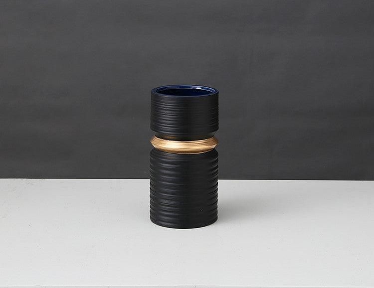 Creative Threaded Ceramic Vase, Flower Arrangement, Home Decoration, New Chinese Ornaments - Pacisia