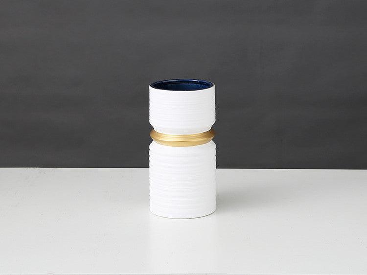 Creative Threaded Ceramic Vase, Flower Arrangement, Home Decoration, New Chinese Ornaments - Pacisia