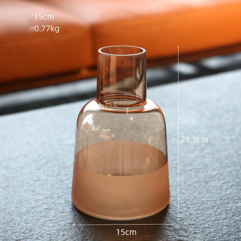 Creative Transparent Glass Vase Hydroponic Flower Arrangement Ornament - Pacisia