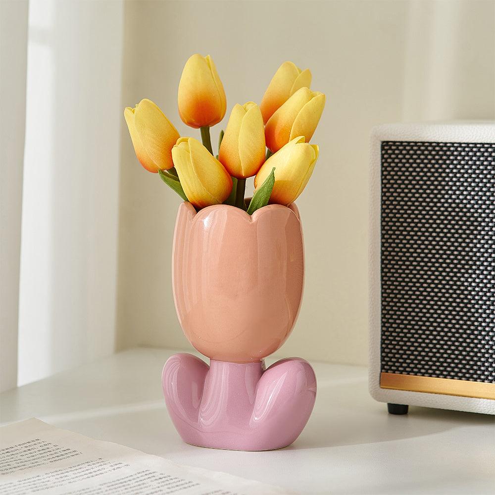 Creative Tulip Vase Ornament Flower Arrangement - Pacisia