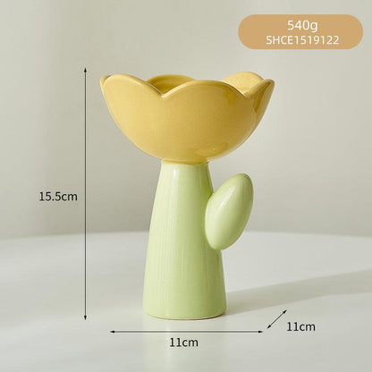 Creative Tulip Vase Ornament Flower Arrangement - Pacisia