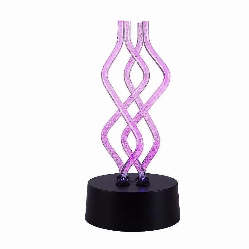 Creative USB Acrylic Table Lamp 7 Colors Change Atmosphere Night Lights Led Decoration Nightclub Lights Bedroom Decor - Pacisia