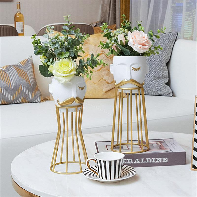 Creative vase living room flower arrangement - Pacisia