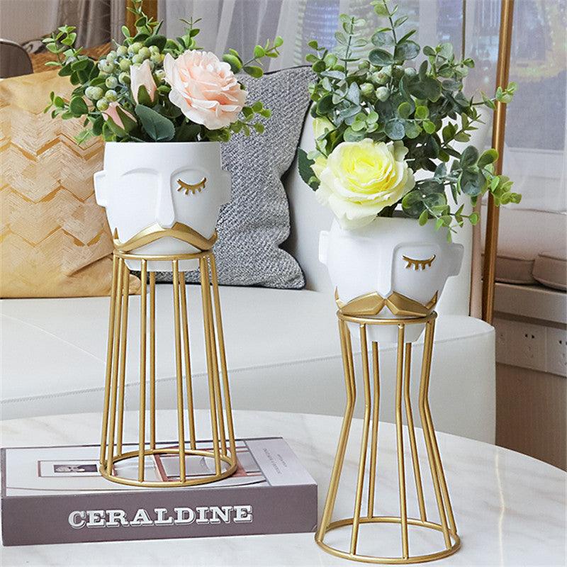Creative vase living room flower arrangement - Pacisia
