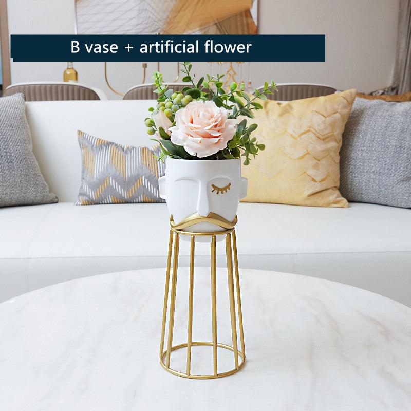 Creative vase living room flower arrangement - Pacisia