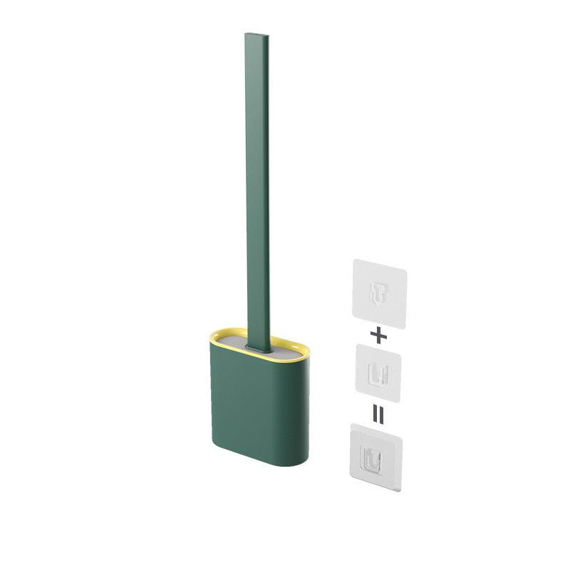 Creative Wall-Mounted Soft Brush With Cover For Toilet Washing - Pacisia