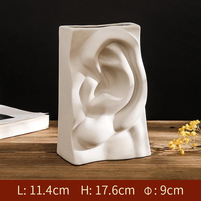 Creative White Ceramic Vase Decoration - Pacisia