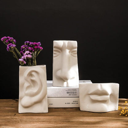 Creative White Ceramic Vase Decoration - Pacisia