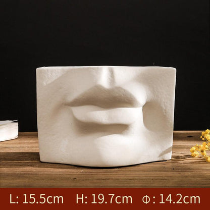 Creative White Ceramic Vase Decoration - Pacisia