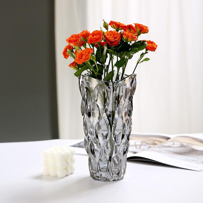 Crystal Glass Vase Flower Arrangement Decoration Ornaments - Pacisia
