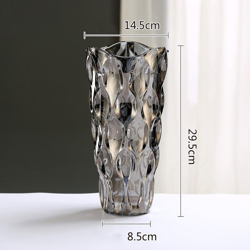 Crystal Glass Vase Flower Arrangement Decoration Ornaments - Pacisia