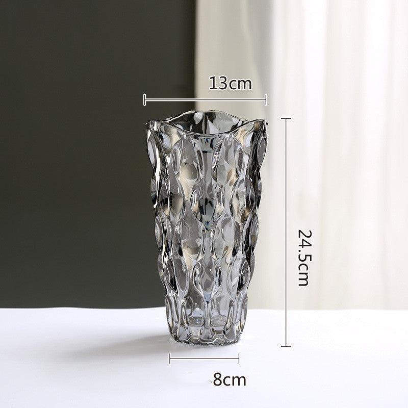 Crystal Glass Vase Flower Arrangement Decoration Ornaments - Pacisia