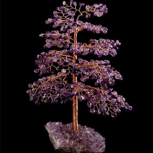 Crystal Zhaocai Tree Pure Handmade Craft Gift Home Decoration - Pacisia