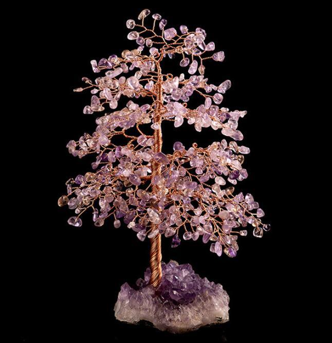 Crystal Zhaocai Tree Pure Handmade Craft Gift Home Decoration - Pacisia