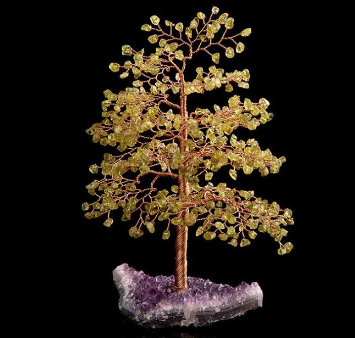 Crystal Zhaocai Tree Pure Handmade Craft Gift Home Decoration - Pacisia