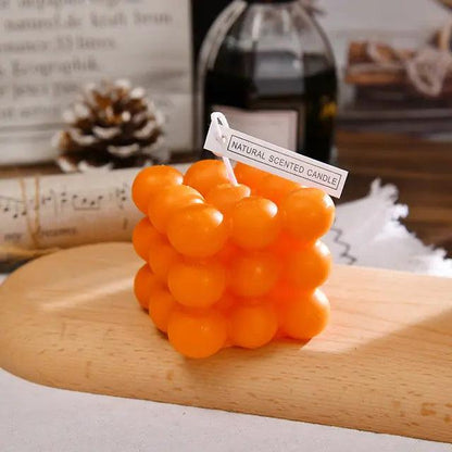 Cube Bubble Soy Wax Scented Candle - Natural Aromatherapy & Home Decor - Pacisia