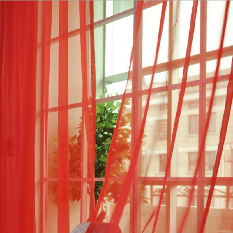 Curtains Solid Tulle Modern Curtains For Living Room Transparent Tulle Curtains Window Sheer For The Bedroom - Pacisia