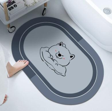 Cushion Cushion Bathroom Sliding Door Floor Bathroom Foot Mat - Pacisia