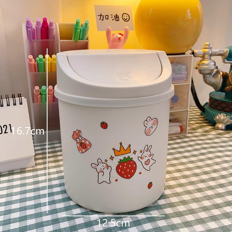 Cute Girly Heart Mini Rubbish Bin - Pacisia