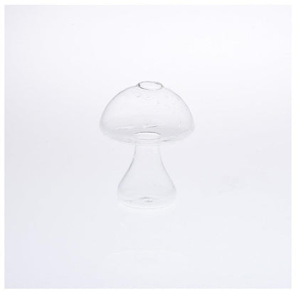 Cute Mushroom Shaped Glass Vase Hydroponic Plant Flower Pot - Pacisia