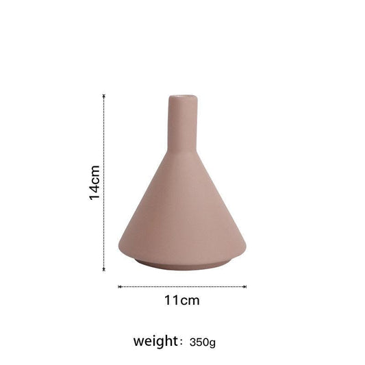 Decoration Of Morandi Color Ceramic Vase - Pacisia