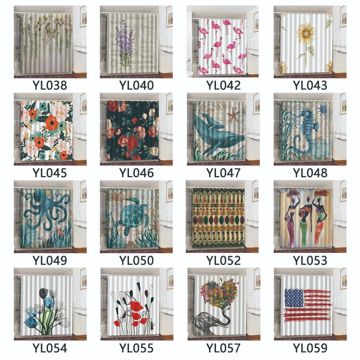 Decorative Shower Curtain For Sanitary Partition - Pacisia