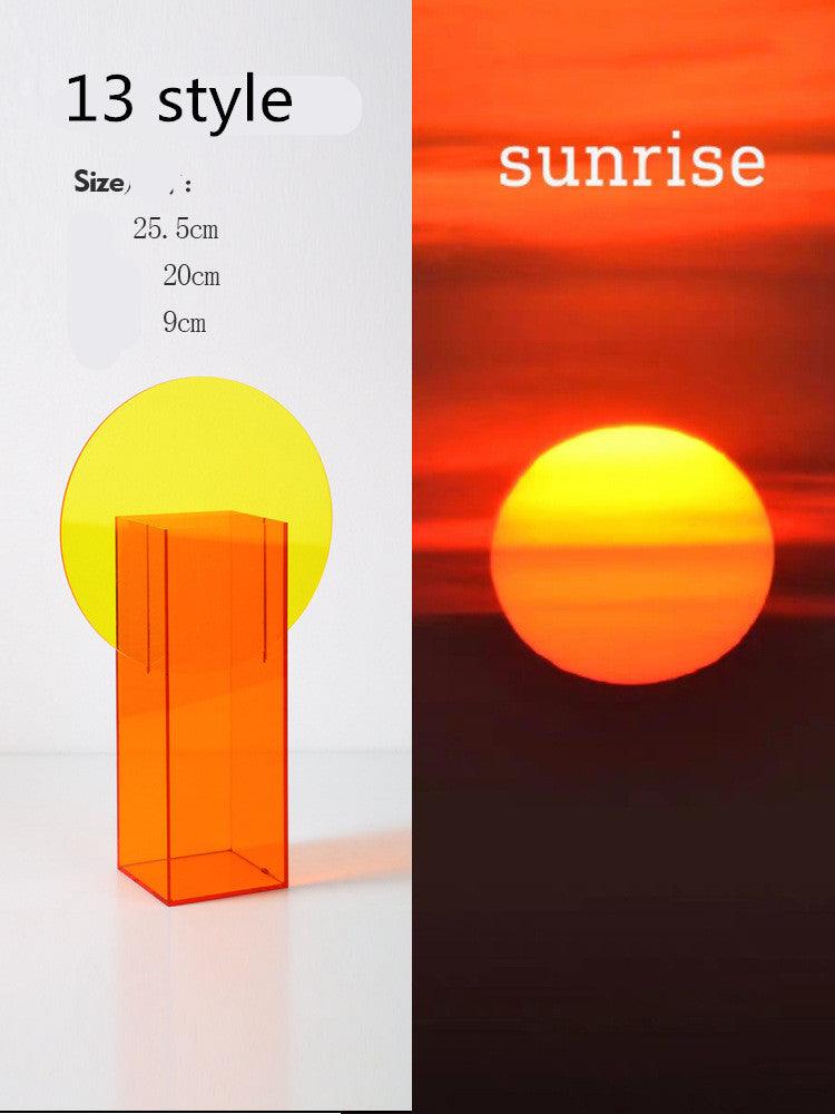 Desktop Decoration Color Acrylic Dry Vase - Pacisia