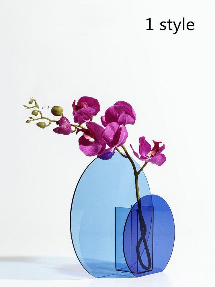 Desktop Decoration Color Acrylic Dry Vase - Pacisia