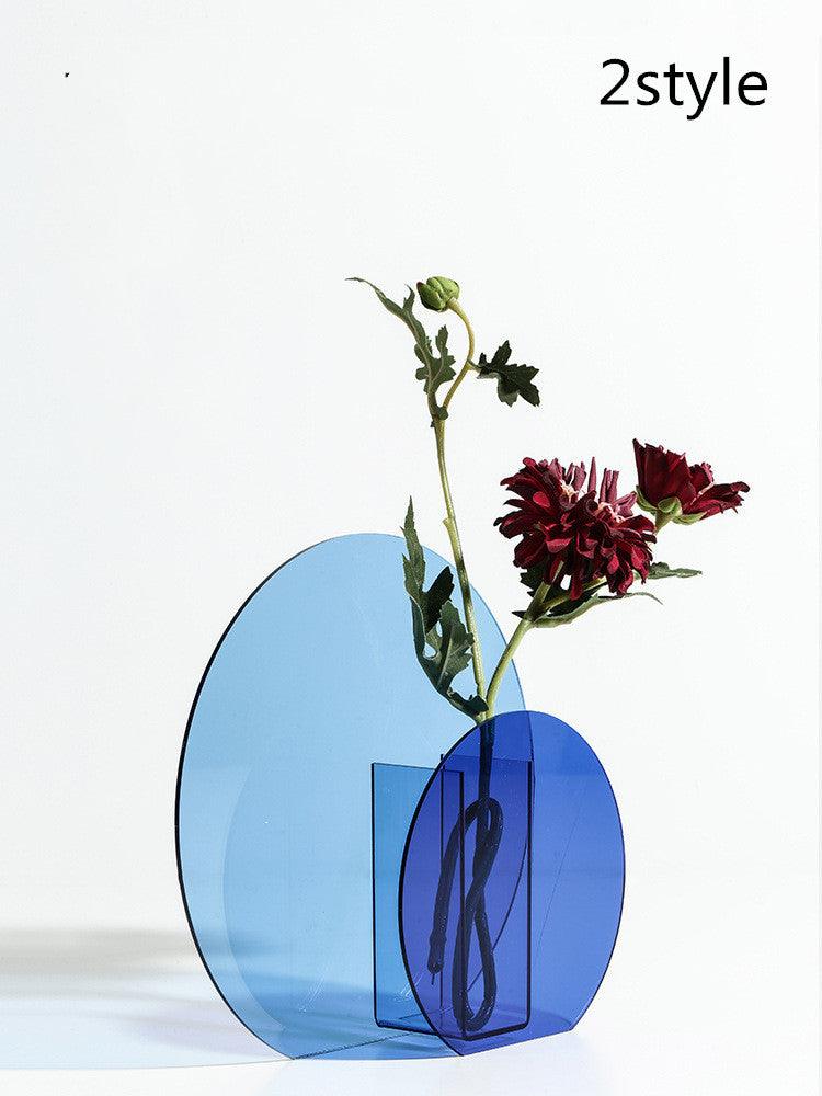 Desktop Decoration Color Acrylic Dry Vase - Pacisia