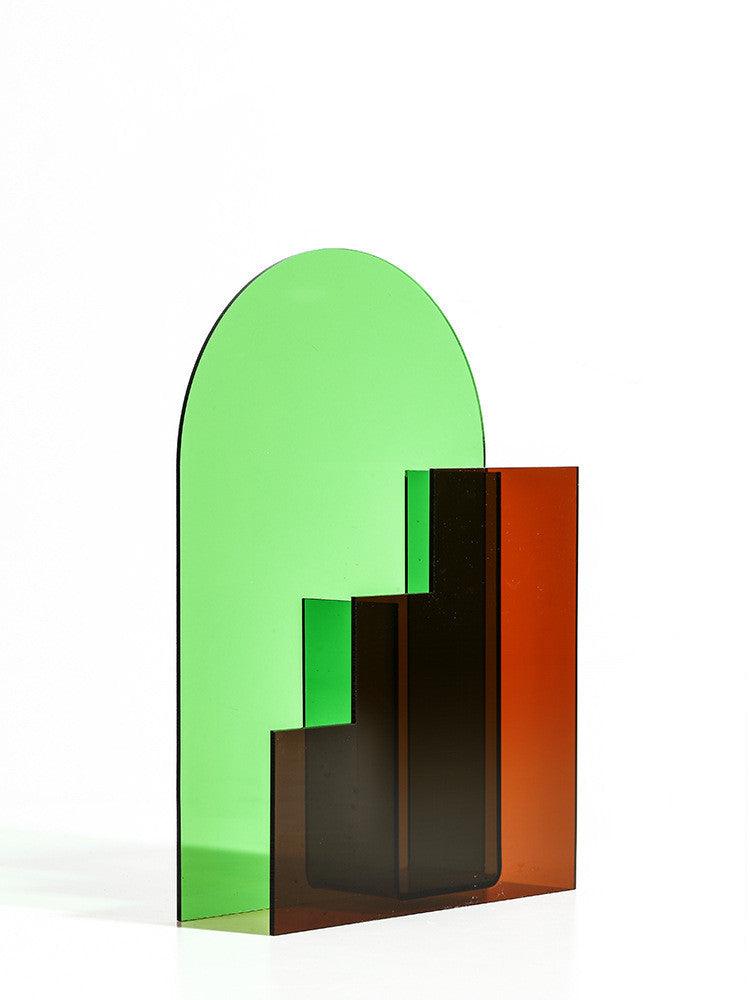 Desktop Decoration Color Acrylic Dry Vase - Pacisia