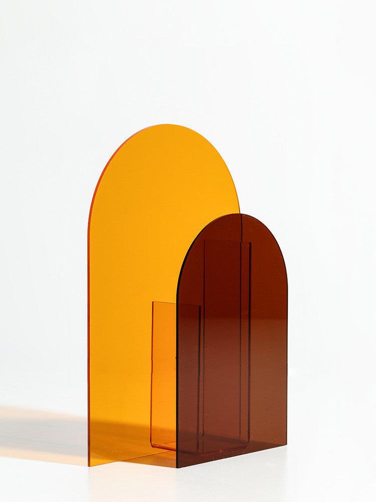 Desktop Decoration Color Acrylic Dry Vase - Pacisia