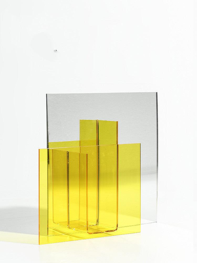 Desktop Decoration Color Acrylic Dry Vase - Pacisia