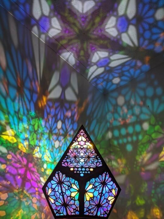 Diamond Lamp Led Projection Bohemian Floor Decorative Lamp - Pacisia