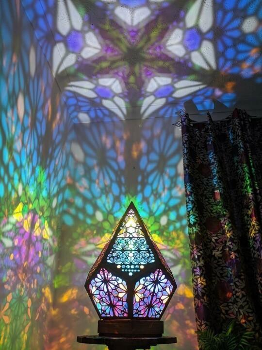 Diamond Lamp Led Projection Bohemian Floor Decorative Lamp - Pacisia