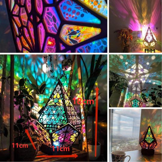 Diamond Lamp Led Projection Bohemian Floor Decorative Lamp - Pacisia