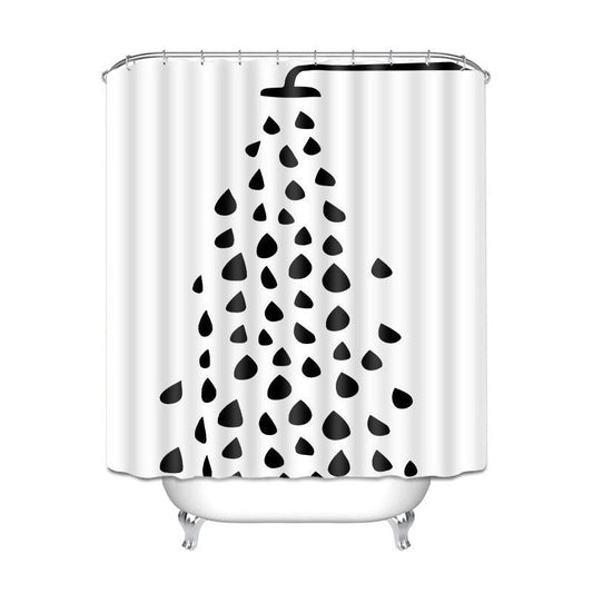 Digital Printing Plus 3 Thick Series Polyester Waterproof Shower Curtain - Pacisia
