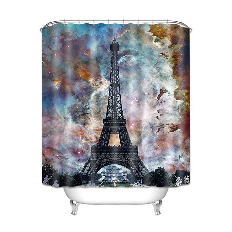 Digital Printing Plus 3 Thick Series Polyester Waterproof Shower Curtain - Pacisia