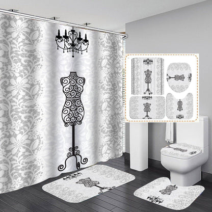 Digital Printing Waterproof Polyester Bathroom Shower Curtain - Pacisia