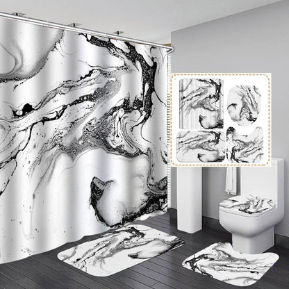 Digital Printing Waterproof Polyester Bathroom Shower Curtain - Pacisia