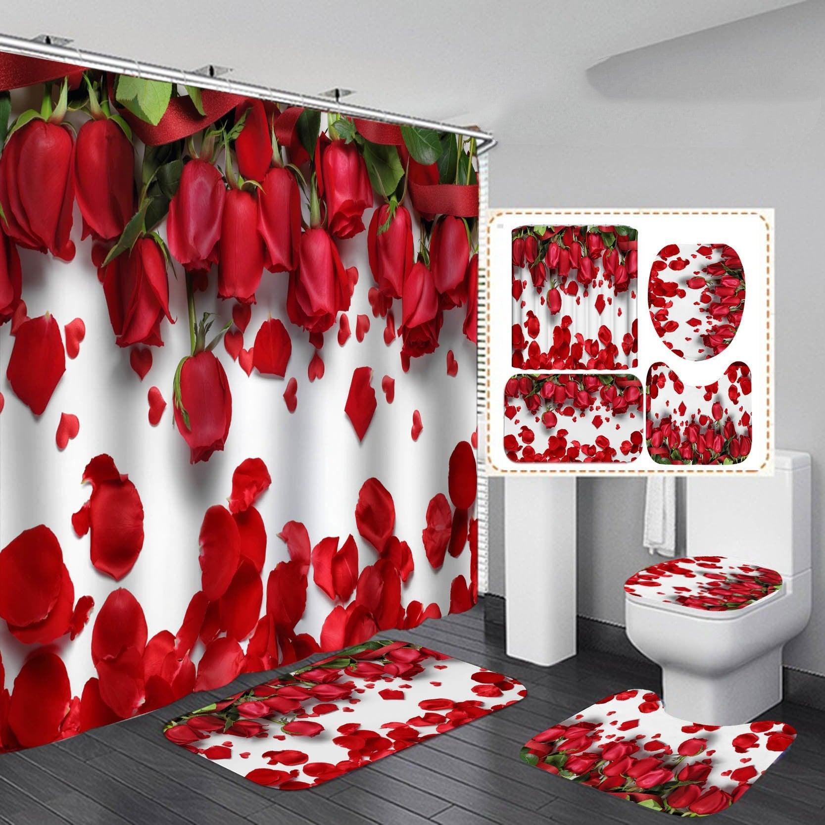 Digital Printing Waterproof Polyester Bathroom Toilet Shower Curtain - Pacisia