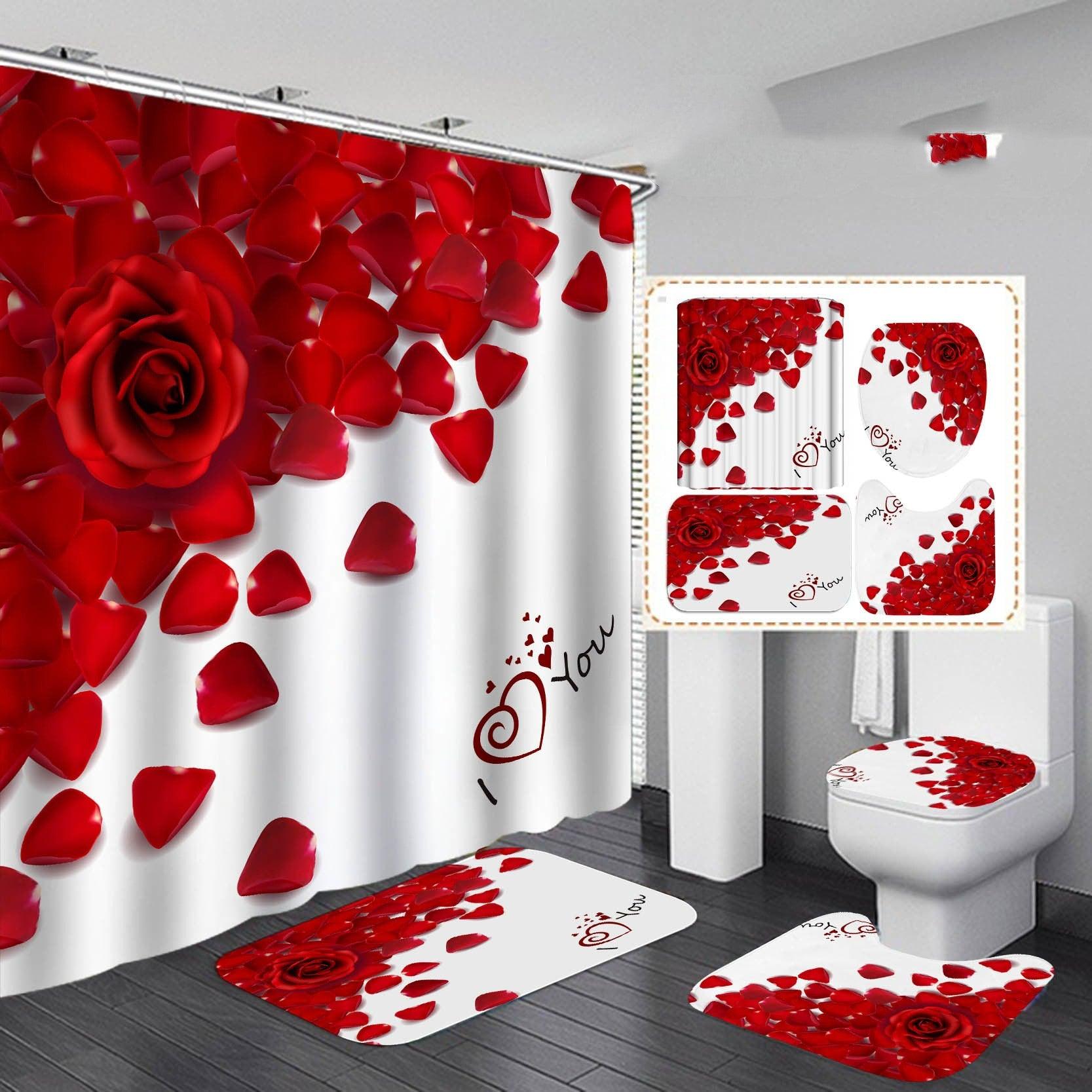 Digital Printing Waterproof Polyester Bathroom Toilet Shower Curtain - Pacisia