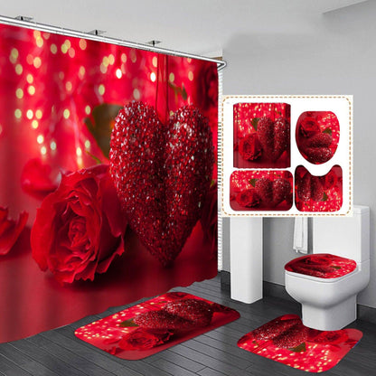 Digital Printing Waterproof Polyester Bathroom Toilet Shower Curtain - Pacisia