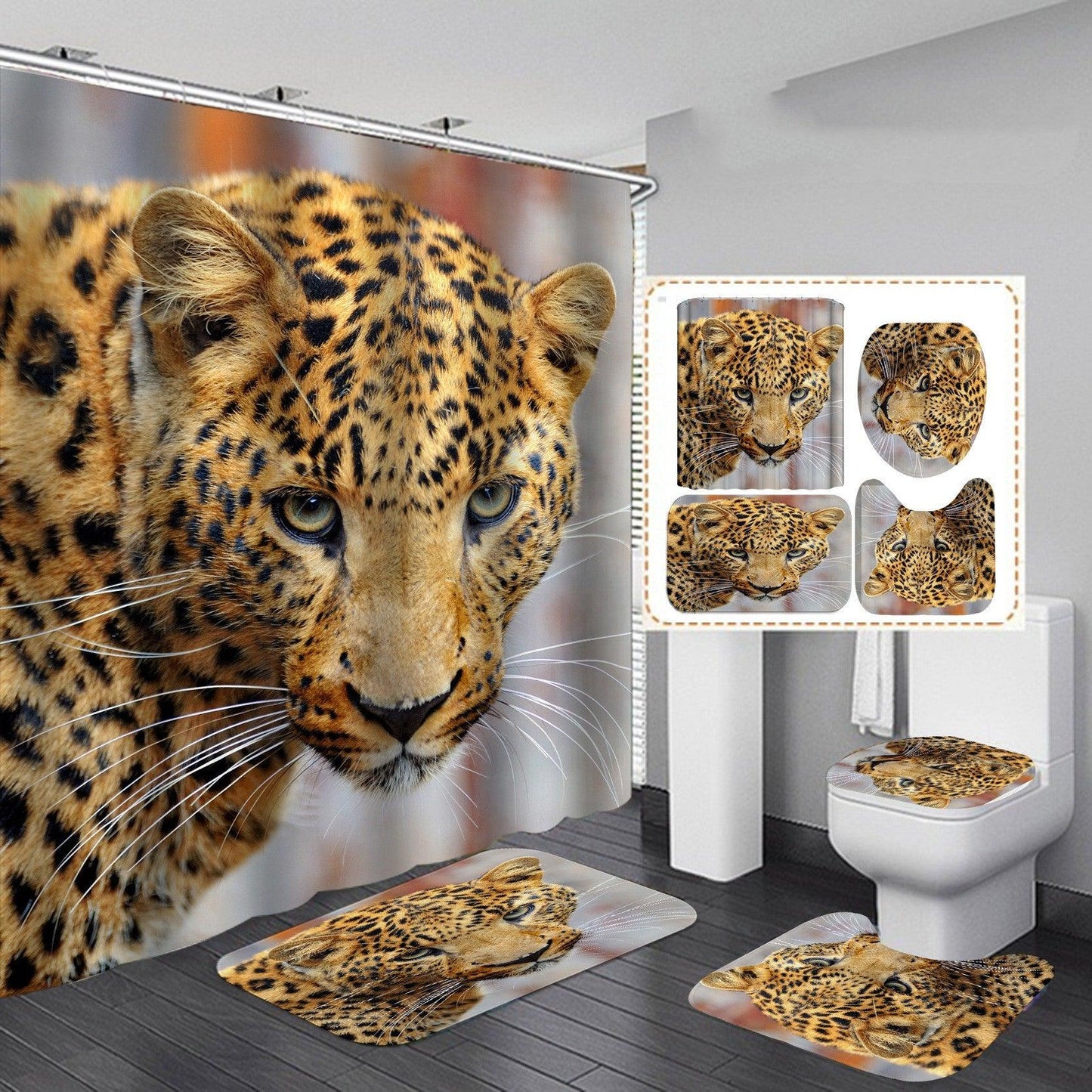 Digital Printing Waterproof Polyester Shower Curtain - Pacisia